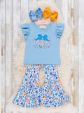 Pumpkin Floral Bloom Outfit