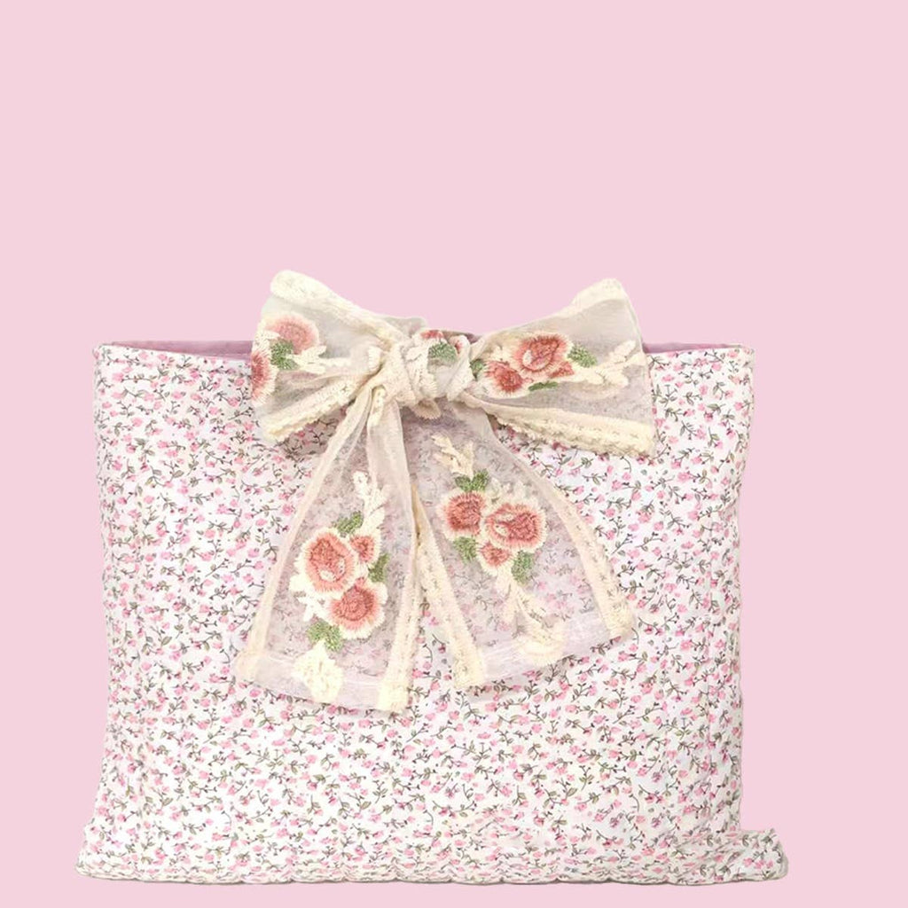 Walk By Faith Bible Cover Bow-tie Drawstring Bag