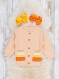 Candy Corn Cardigan