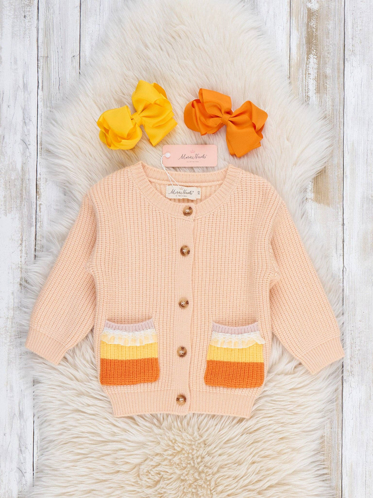 Candy Corn Cardigan