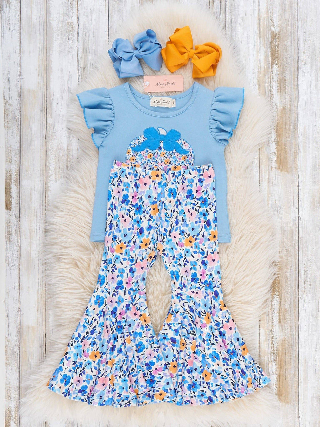 Pumpkin Floral Bloom Outfit