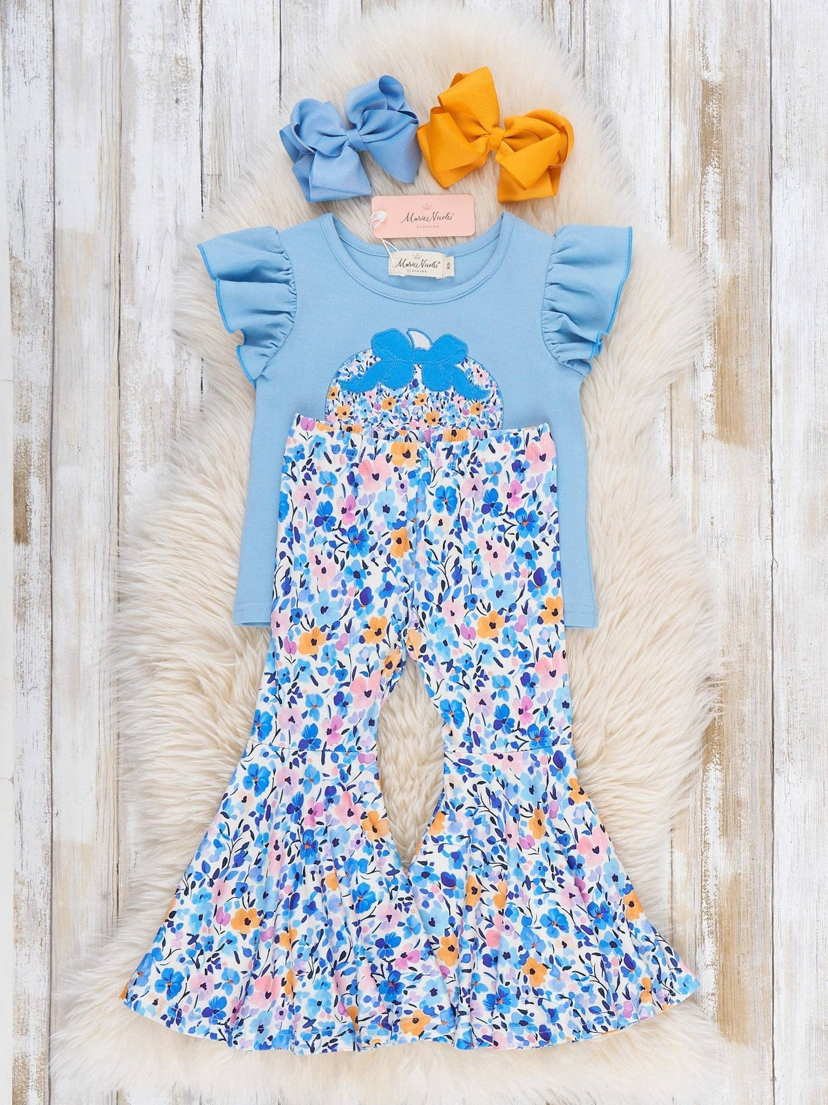 Pumpkin Floral Bloom Outfit
