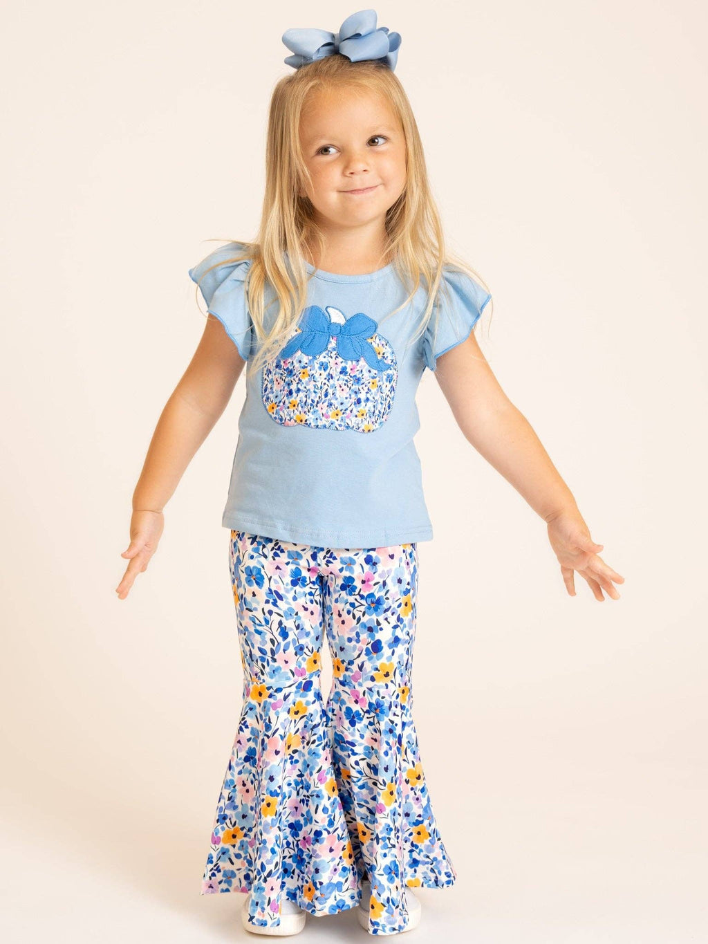 Pumpkin Floral Bloom Outfit