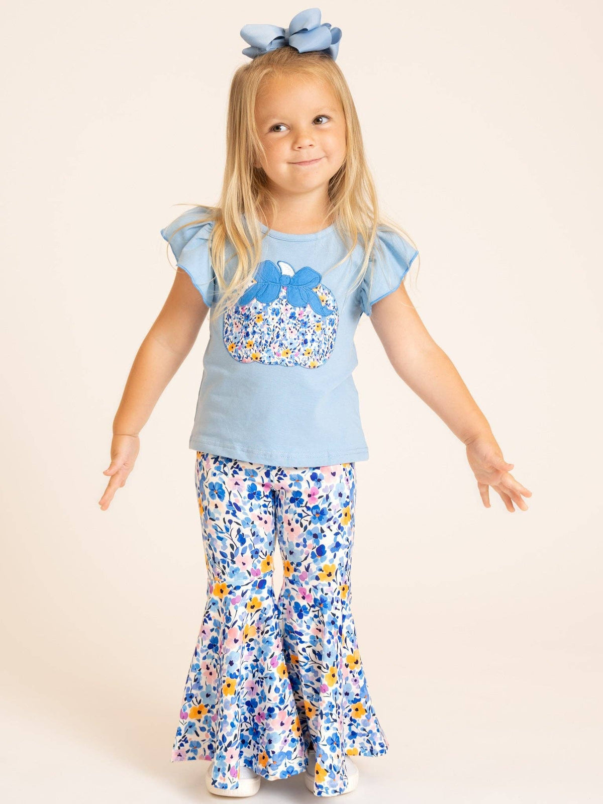 Pumpkin Floral Bloom Outfit