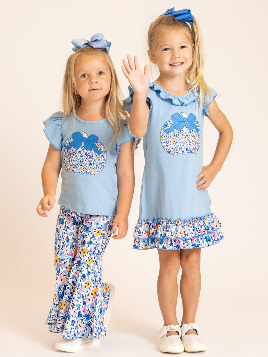 Pumpkin Floral Bloom Outfit