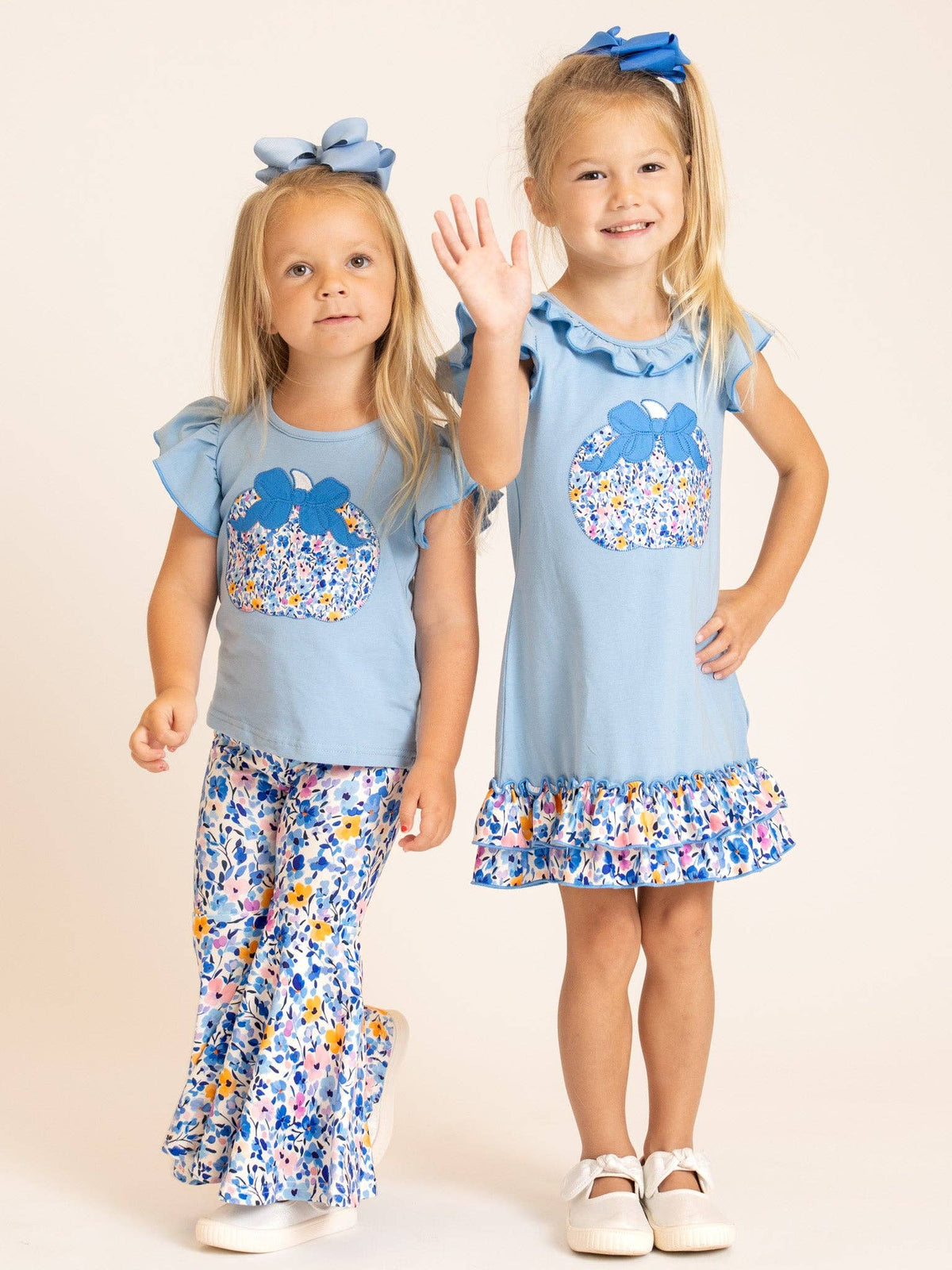 Pumpkin Floral Bloom Outfit