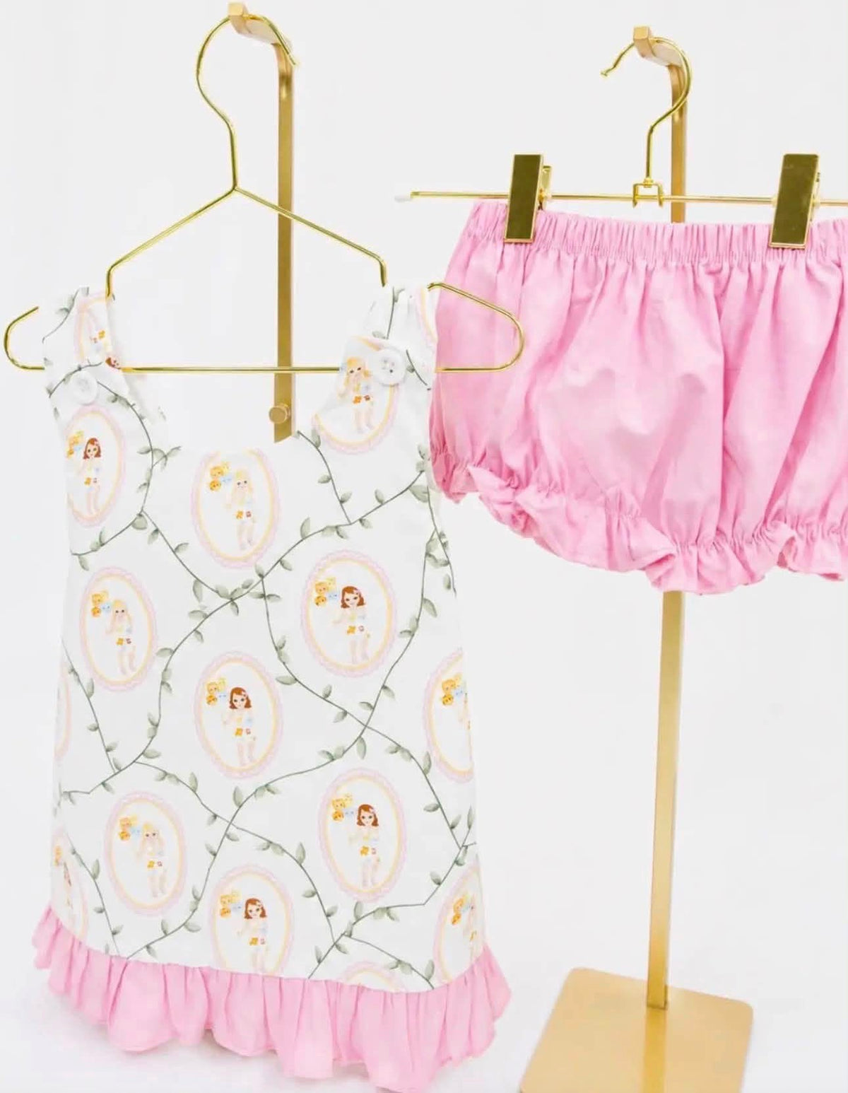 🦁💕 To the Zoo Pink Bloomer Set