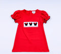 ❤️ Red Character Hand-Smocked Dress