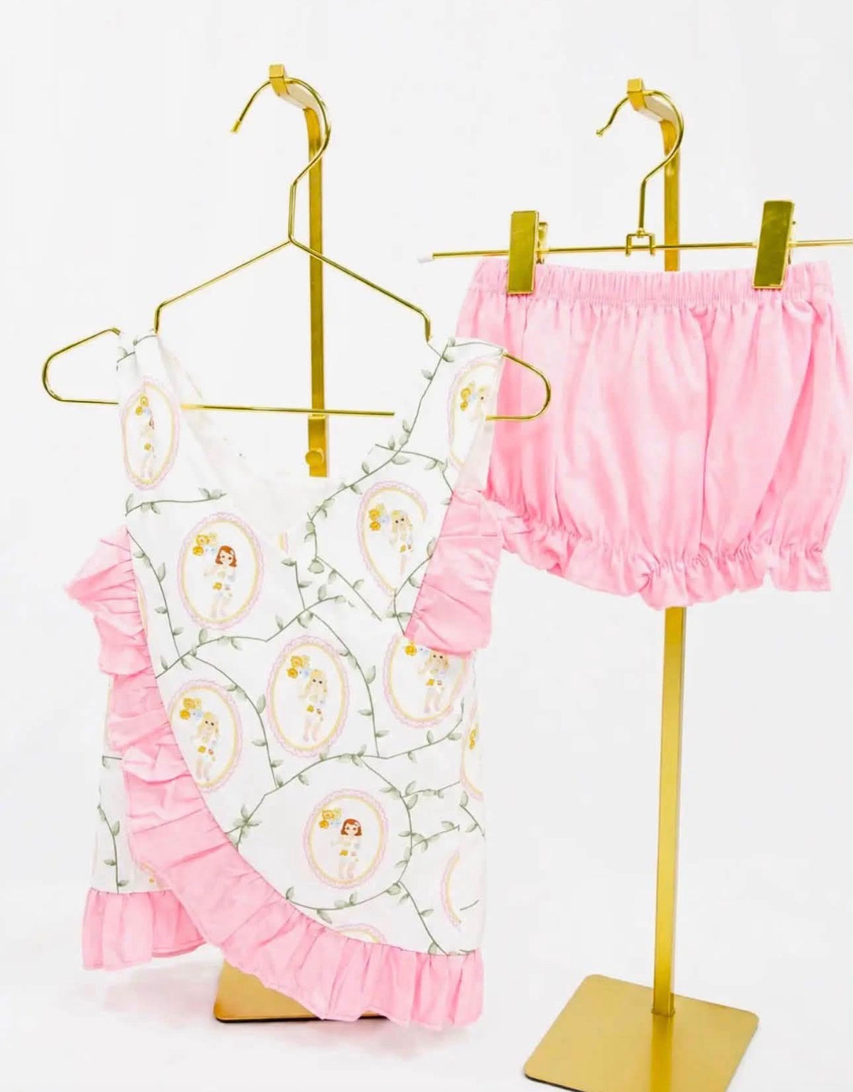 🦁💕 To the Zoo Pink Bloomer Set