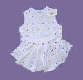 Purple & Gold Crystal Skort Set