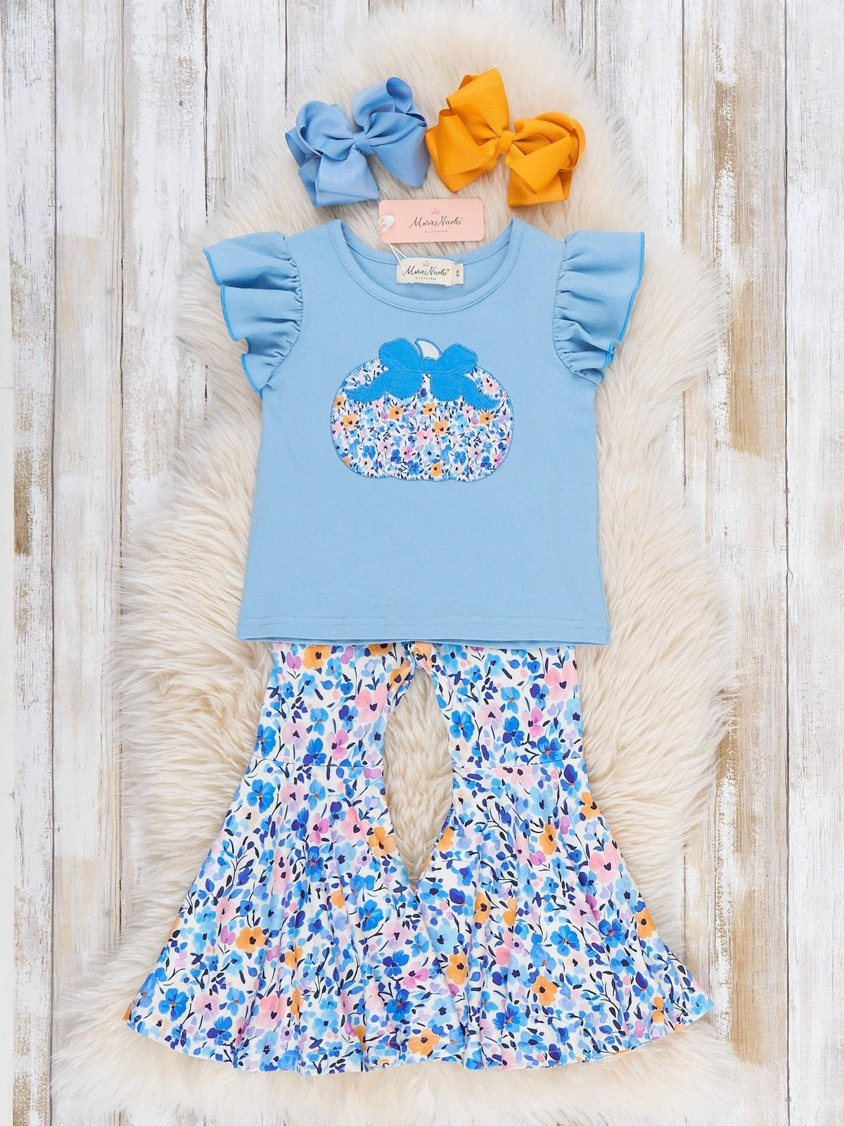 Pumpkin Floral Bloom Outfit